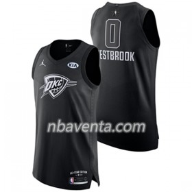 Camiseta Hombre Oklahoma City Thunder Russell Westbrook 0 2018 All Star Jordan Brand Negro Swingman